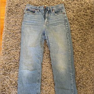 Madewell High Rise Slim Boy Jean - Size 27